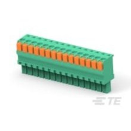 TE CONNECTIVITY STR PLUG SPRING TYPE LH 15P  3.81mm 1-1986722-5